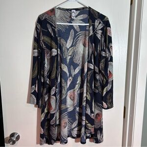 Honeyme feather kimono large